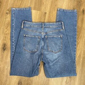Chiara Dynamite Denim Droit Straight Leg Blue Jeans size 26